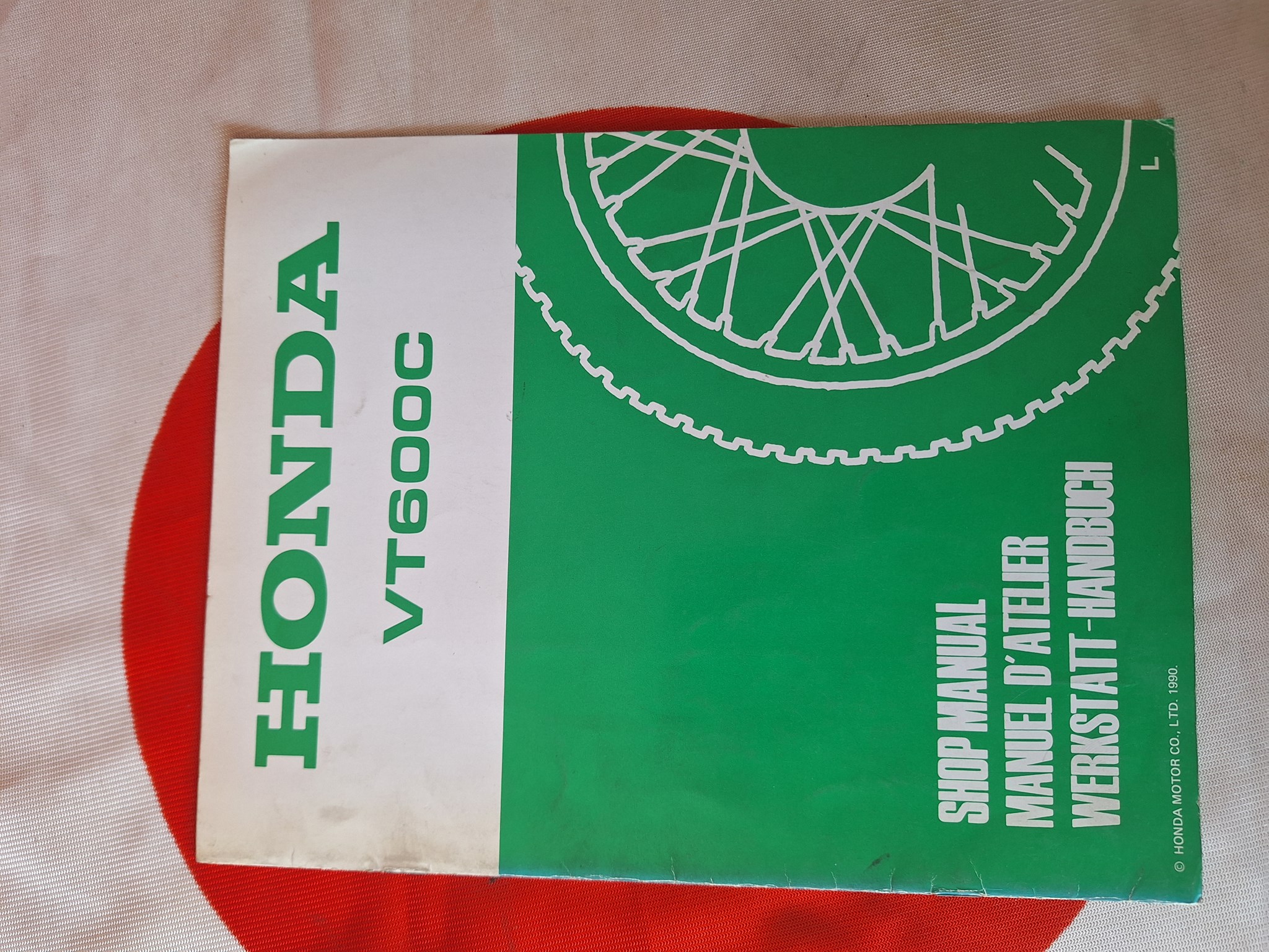 Picture of Werkstatthandbuch Nachtrag Honda  VT600C
